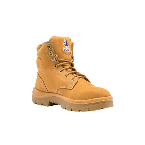 Steel Blue Ladies Argyle Lace Up Safety Boot