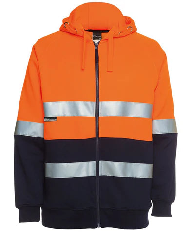 JB's Hi Vis Full Zip Taped Hoodie