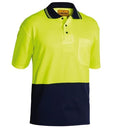 Bisley Two Tone Hi Vis Polo Short Sleeve