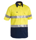 Bisley Hi Vis Taped Cool Lightweight Short Sleeve Shirt