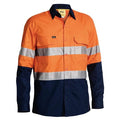 Bisley Ripstop Hi Vis Taped Long Sleeve Shirt